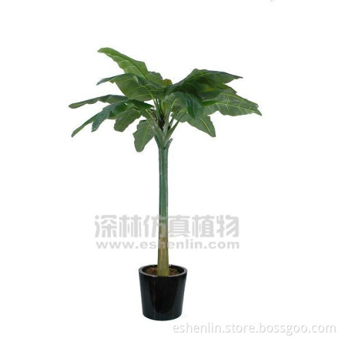 different height man-made artificial banana tree